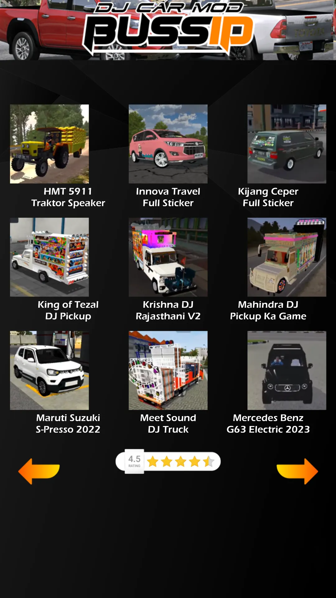 Dj Car Mod App Bussid | Indus Appstore | Screenshot