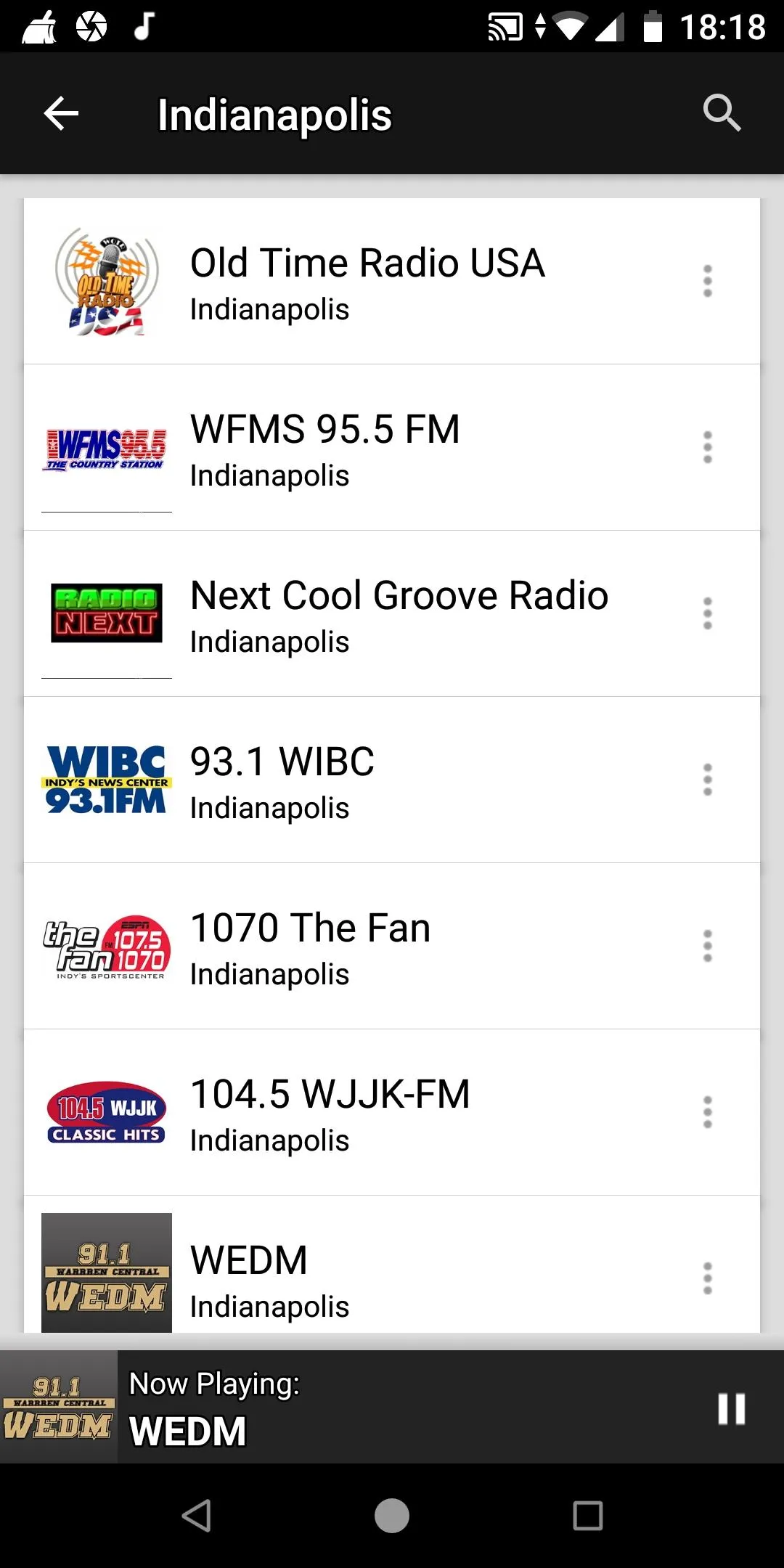 Indianapolis Radio Stations | Indus Appstore | Screenshot