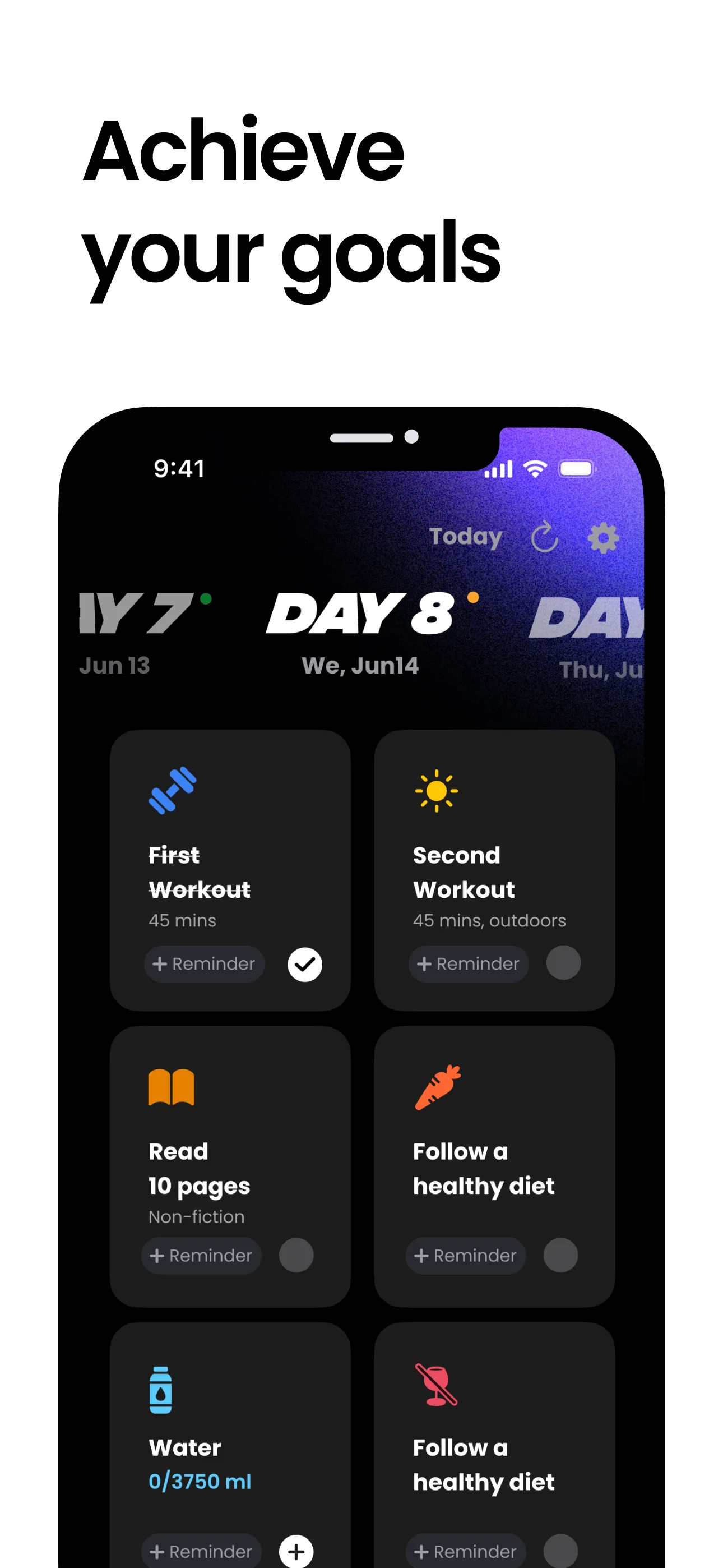 BeHard: 75 Hard Challenge | Indus Appstore | Screenshot