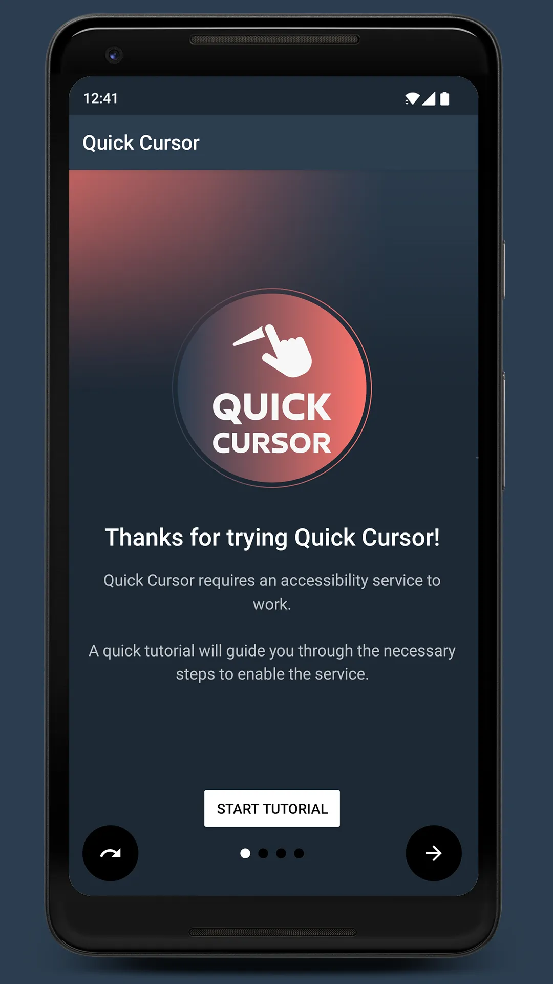 Quick Cursor: One-Handed mode | Indus Appstore | Screenshot