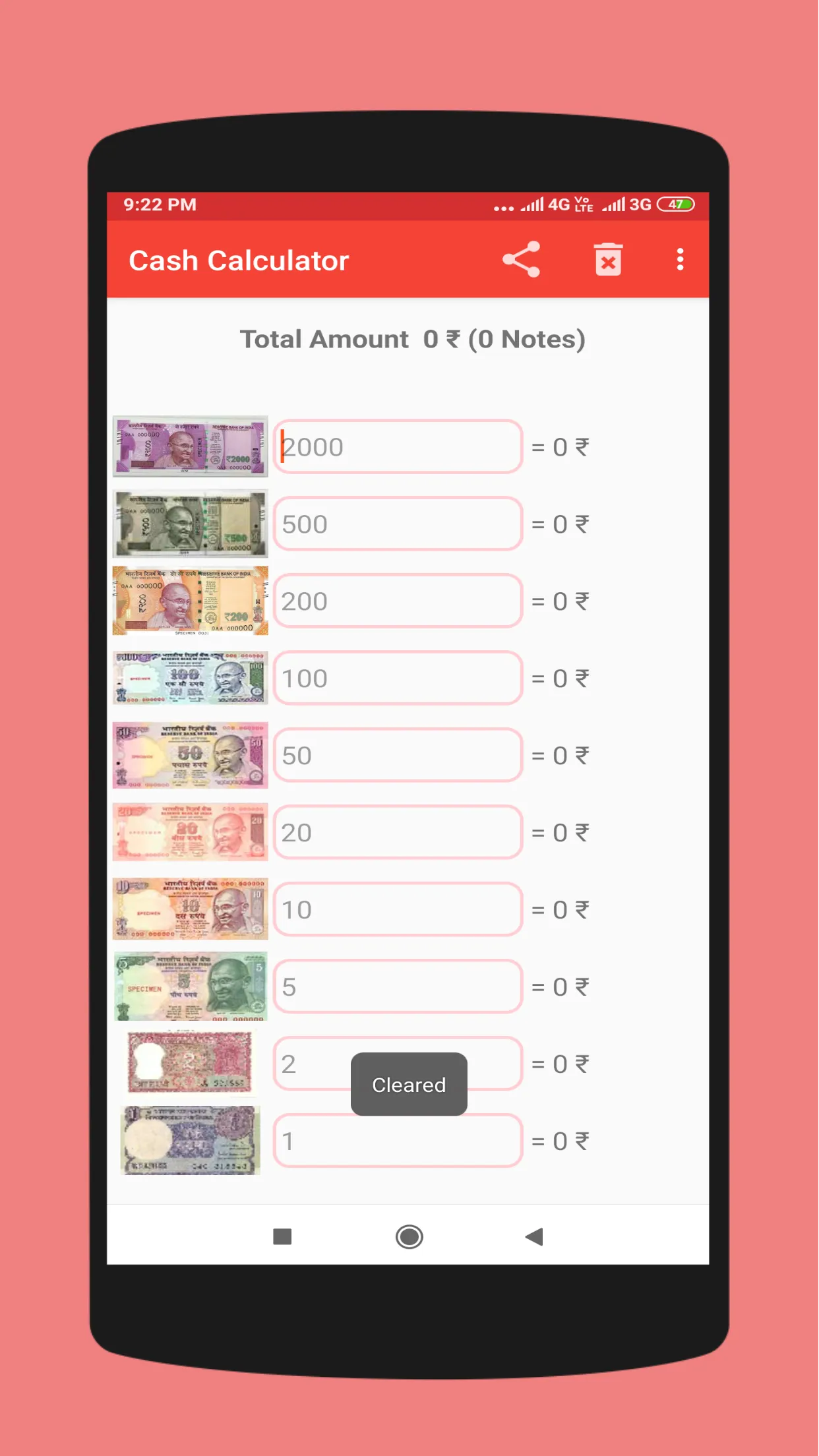 Cash Calculator Pro | Indus Appstore | Screenshot