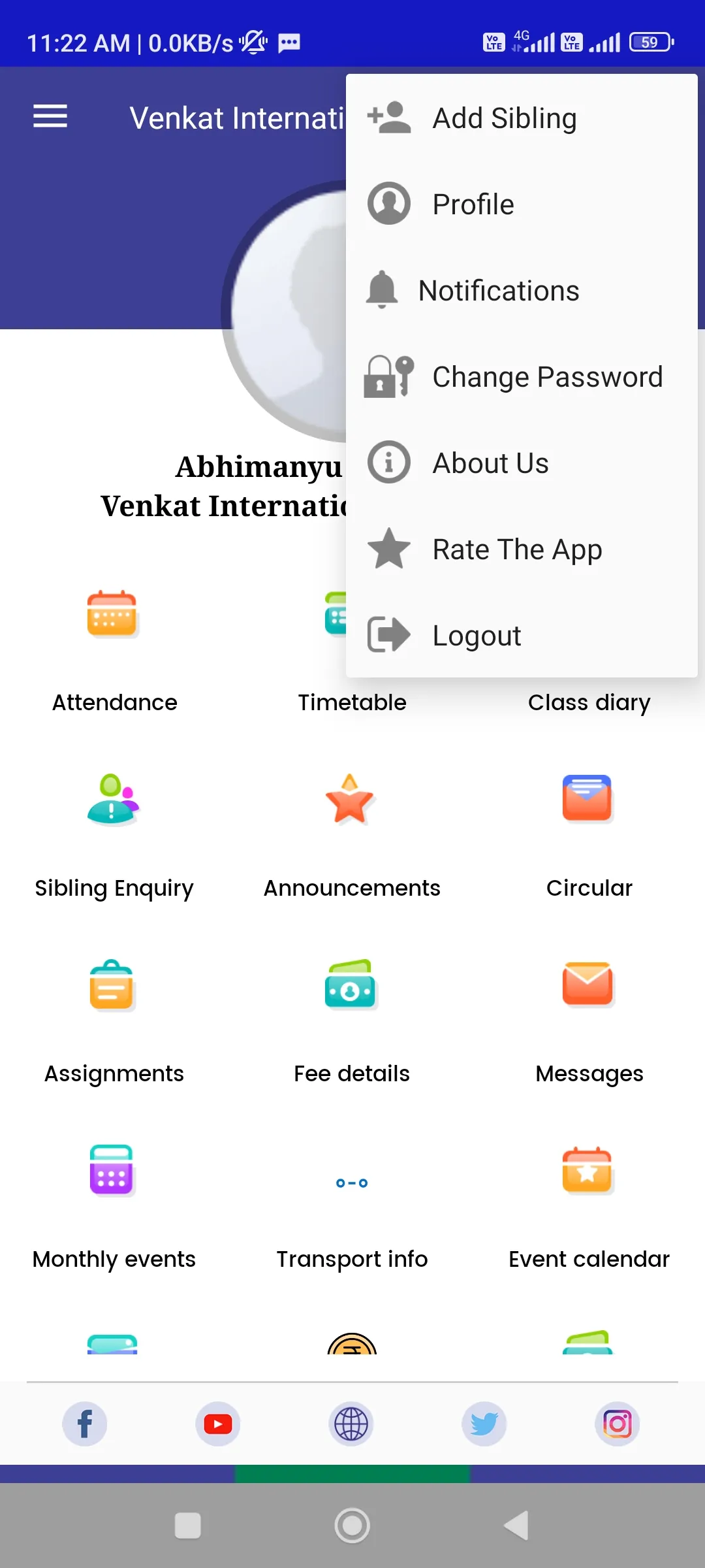 VenkatStAnnsVenus Institutions | Indus Appstore | Screenshot