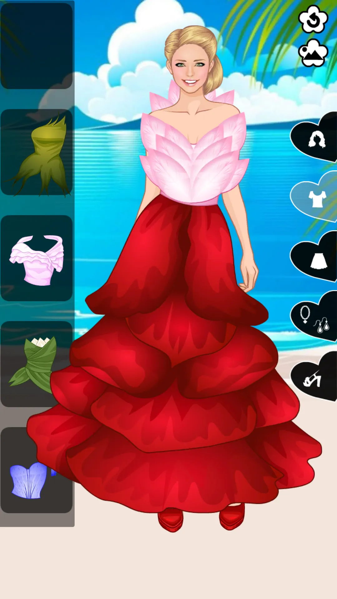 Floral Summer dress up game | Indus Appstore | Screenshot