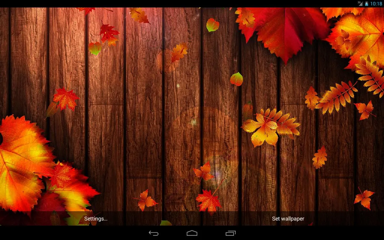 Autumn Time Live Wallpaper | Indus Appstore | Screenshot