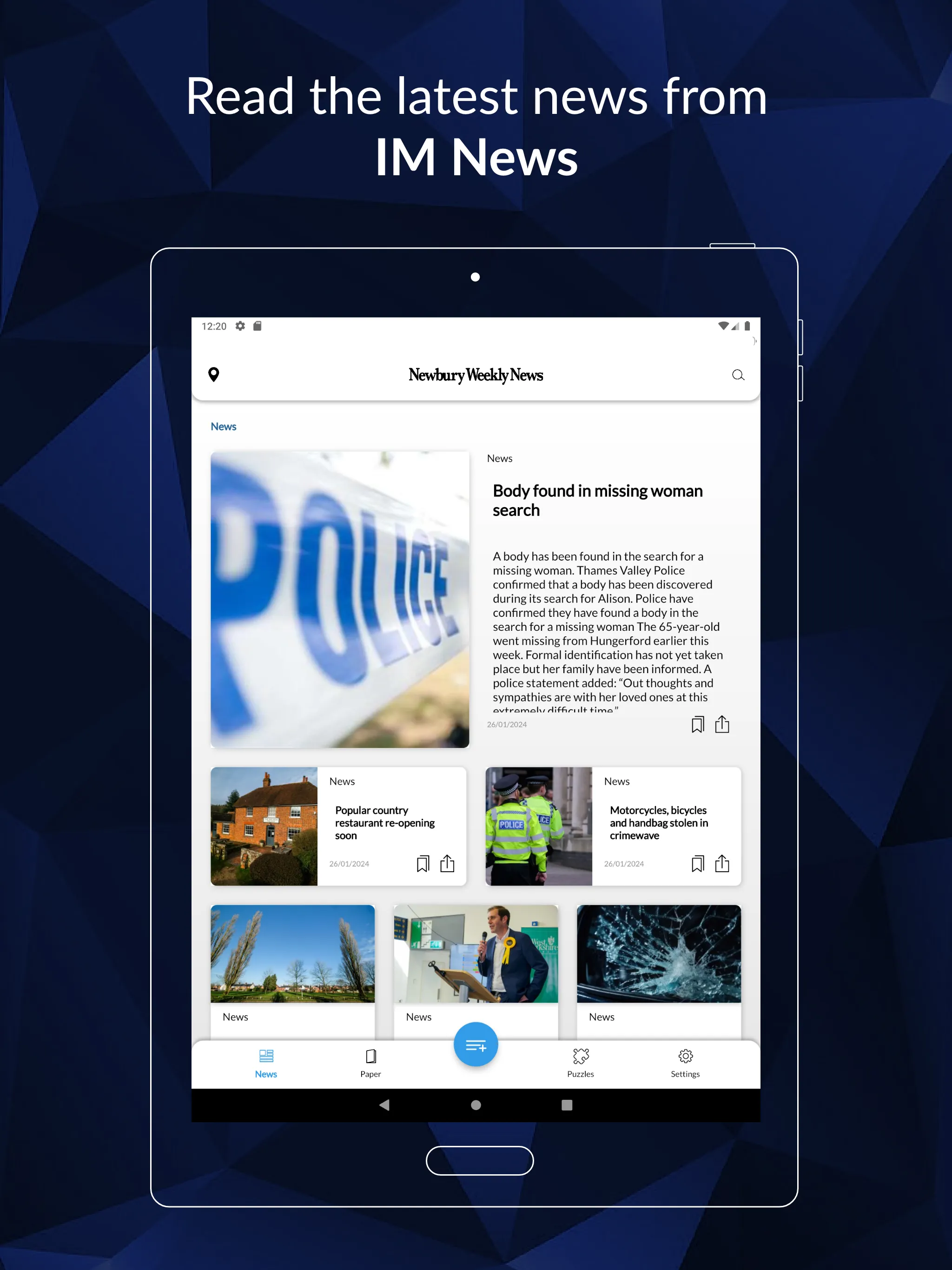 IM News | Indus Appstore | Screenshot