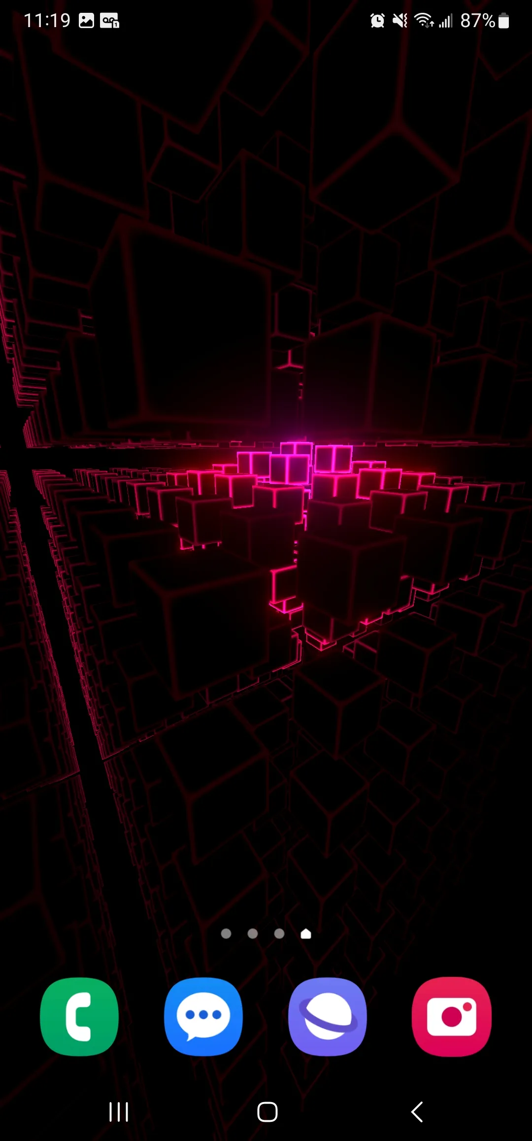 Infinity Cubes Live Wallpaper | Indus Appstore | Screenshot