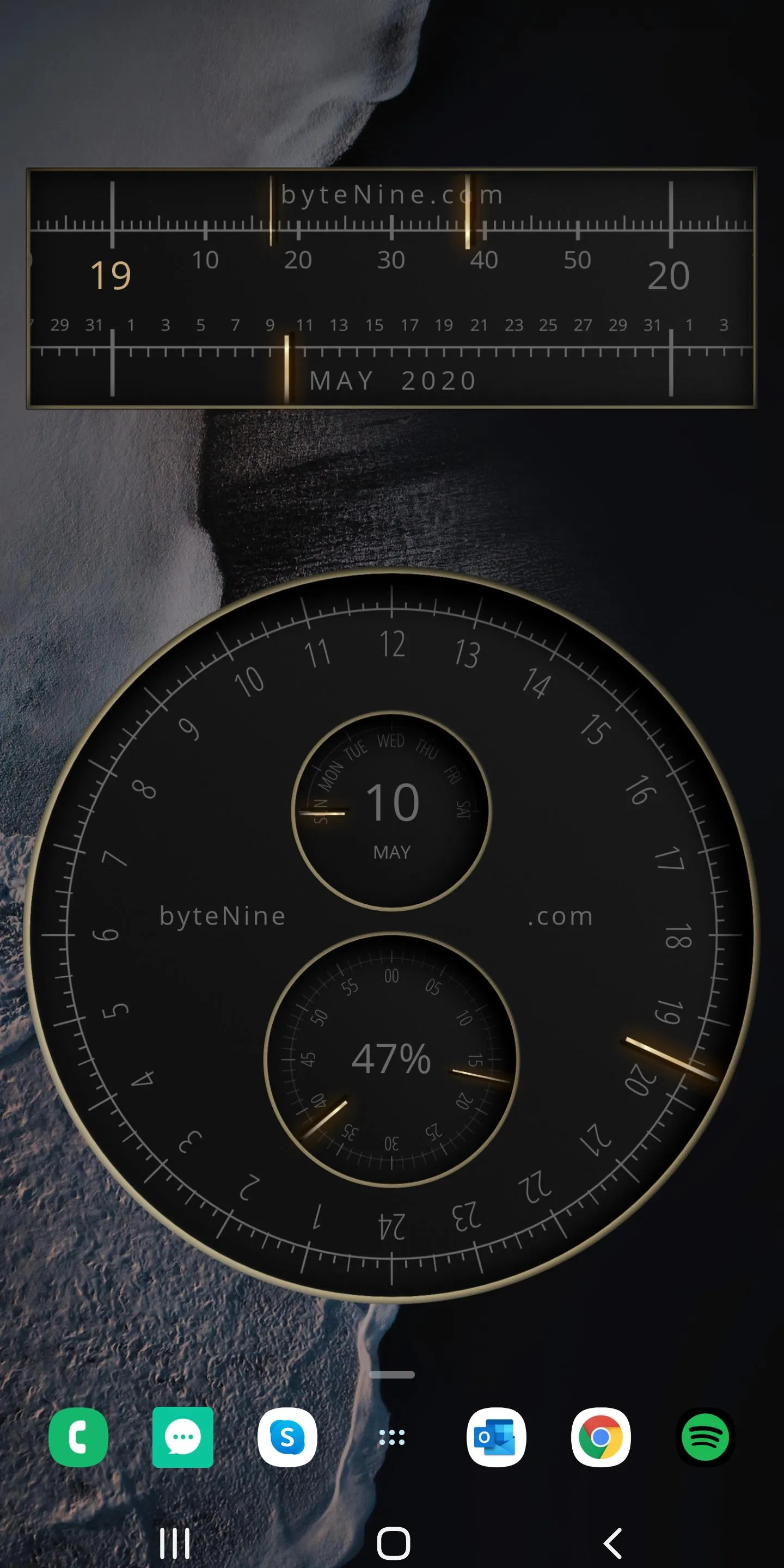 Android Clock Widgets | Indus Appstore | Screenshot