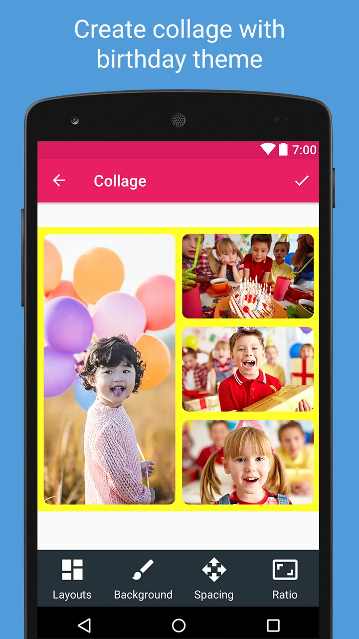 Birthday Frames and Collage | Indus Appstore | Screenshot