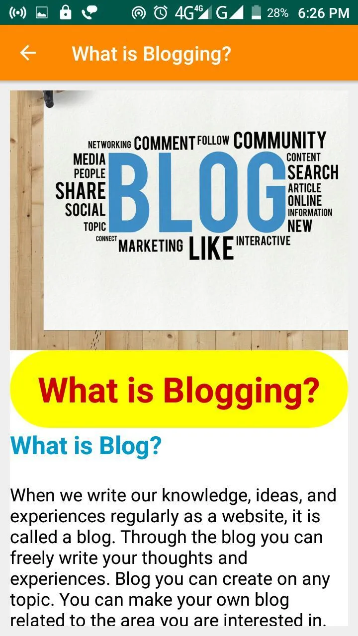 Learn Blogging-For Beginners | Indus Appstore | Screenshot