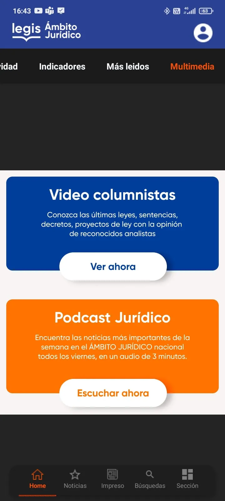 AmbitoJuridico.com | Indus Appstore | Screenshot