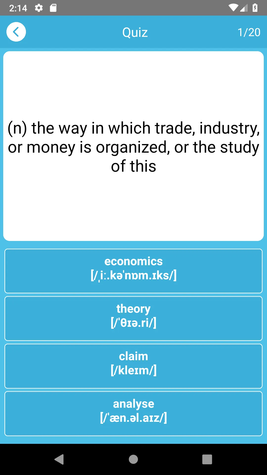 IELTS Vocabulary Play & Learn | Indus Appstore | Screenshot