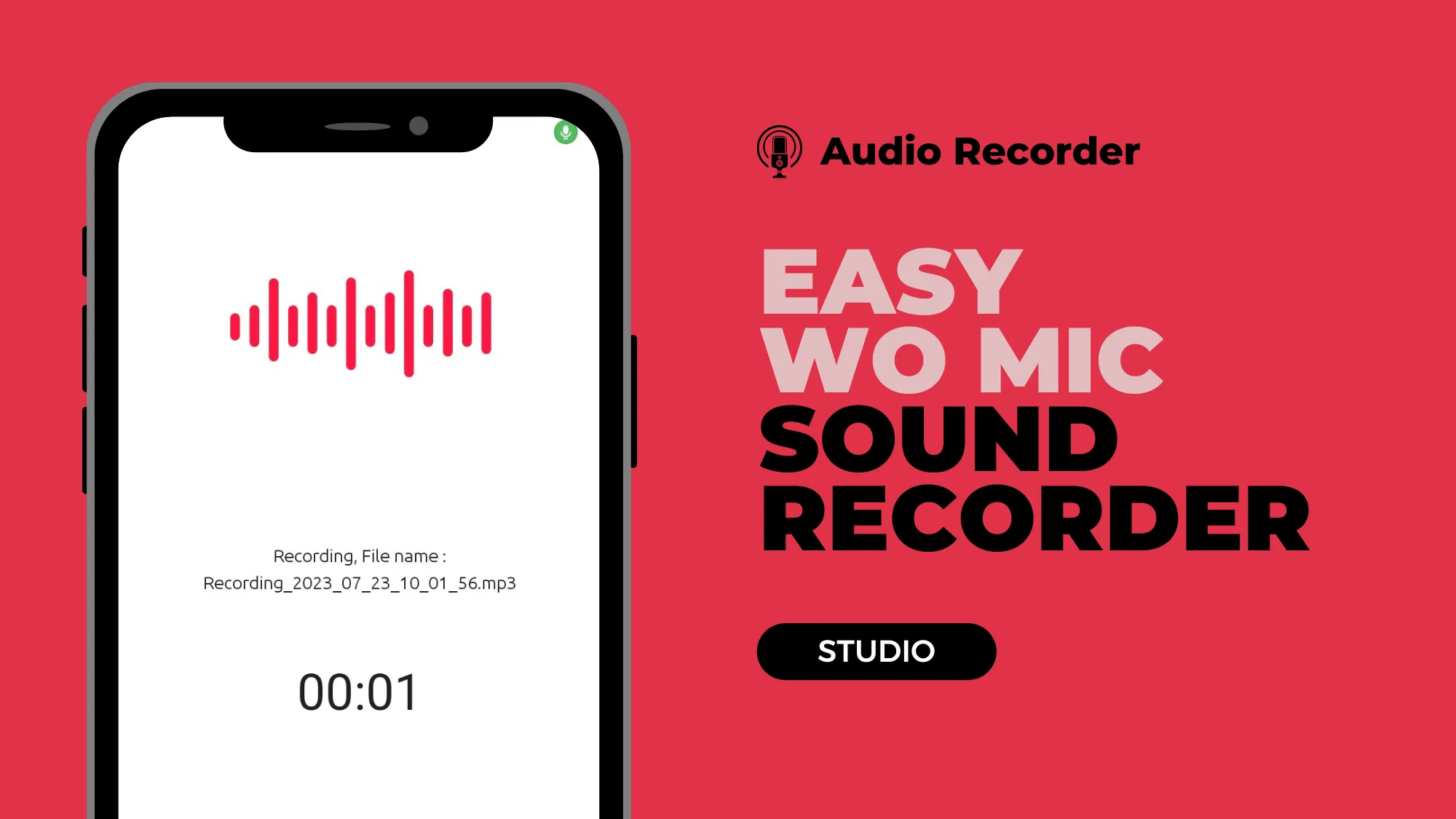 Audio Recorder-Microphone | Indus Appstore | Screenshot