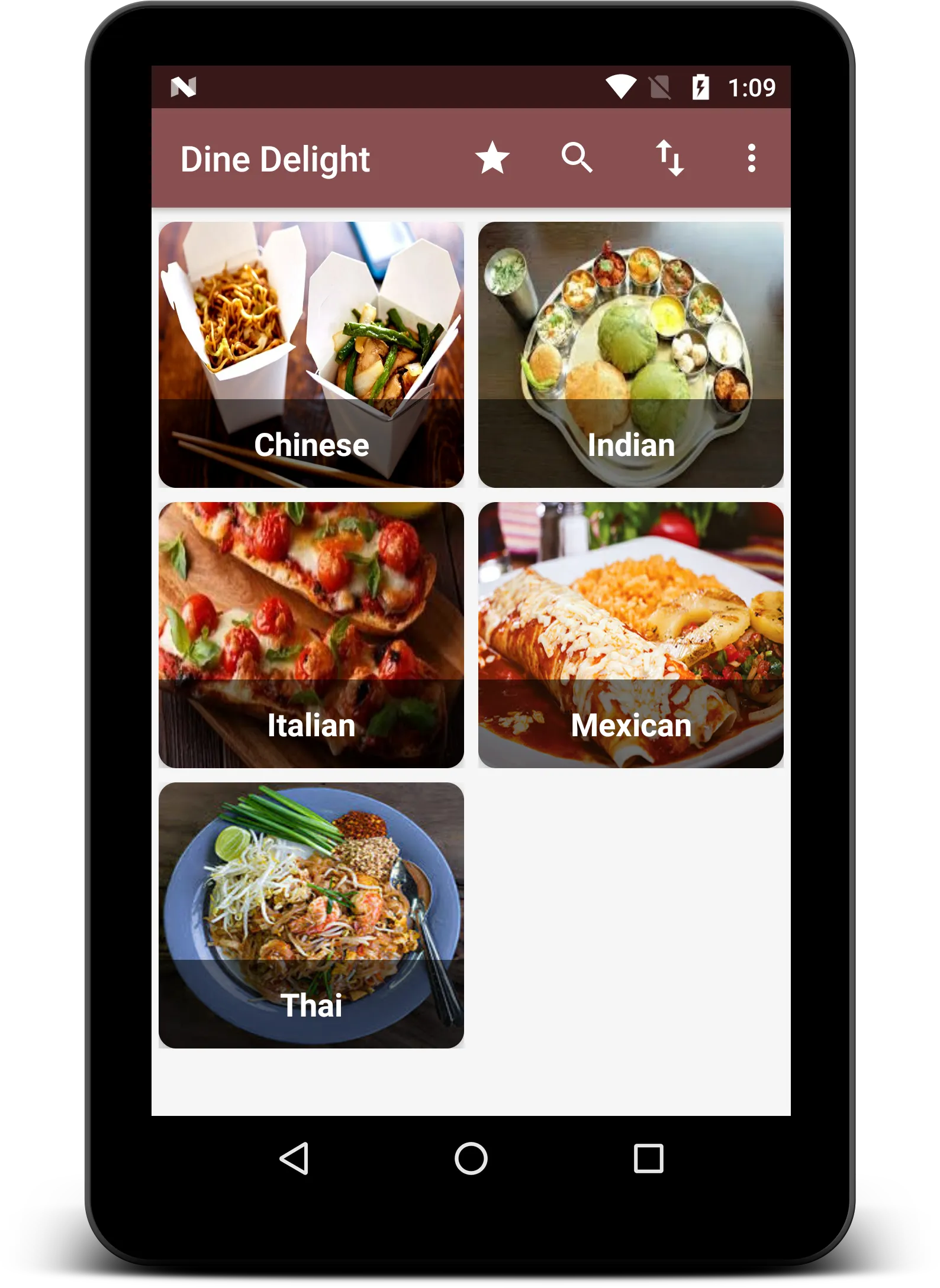 Dine Delight | Indus Appstore | Screenshot