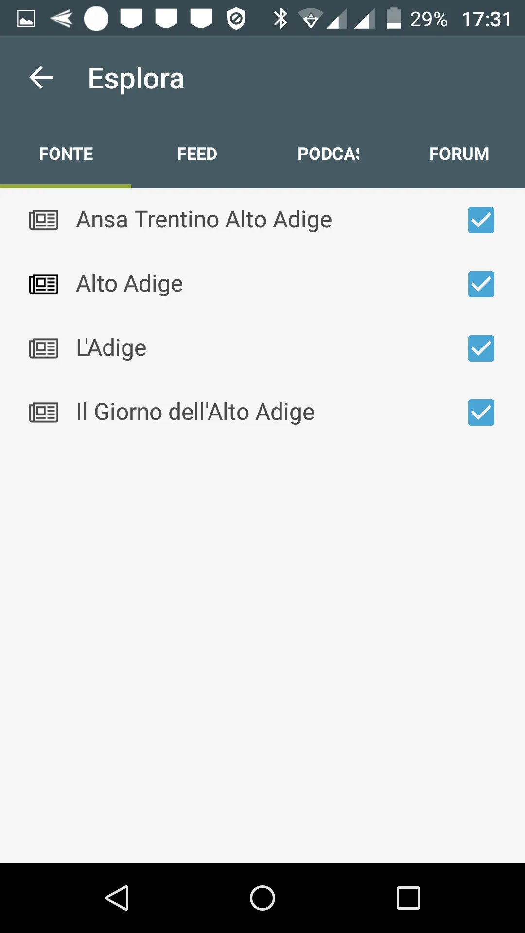 Trentino Alto Adige notizie lo | Indus Appstore | Screenshot