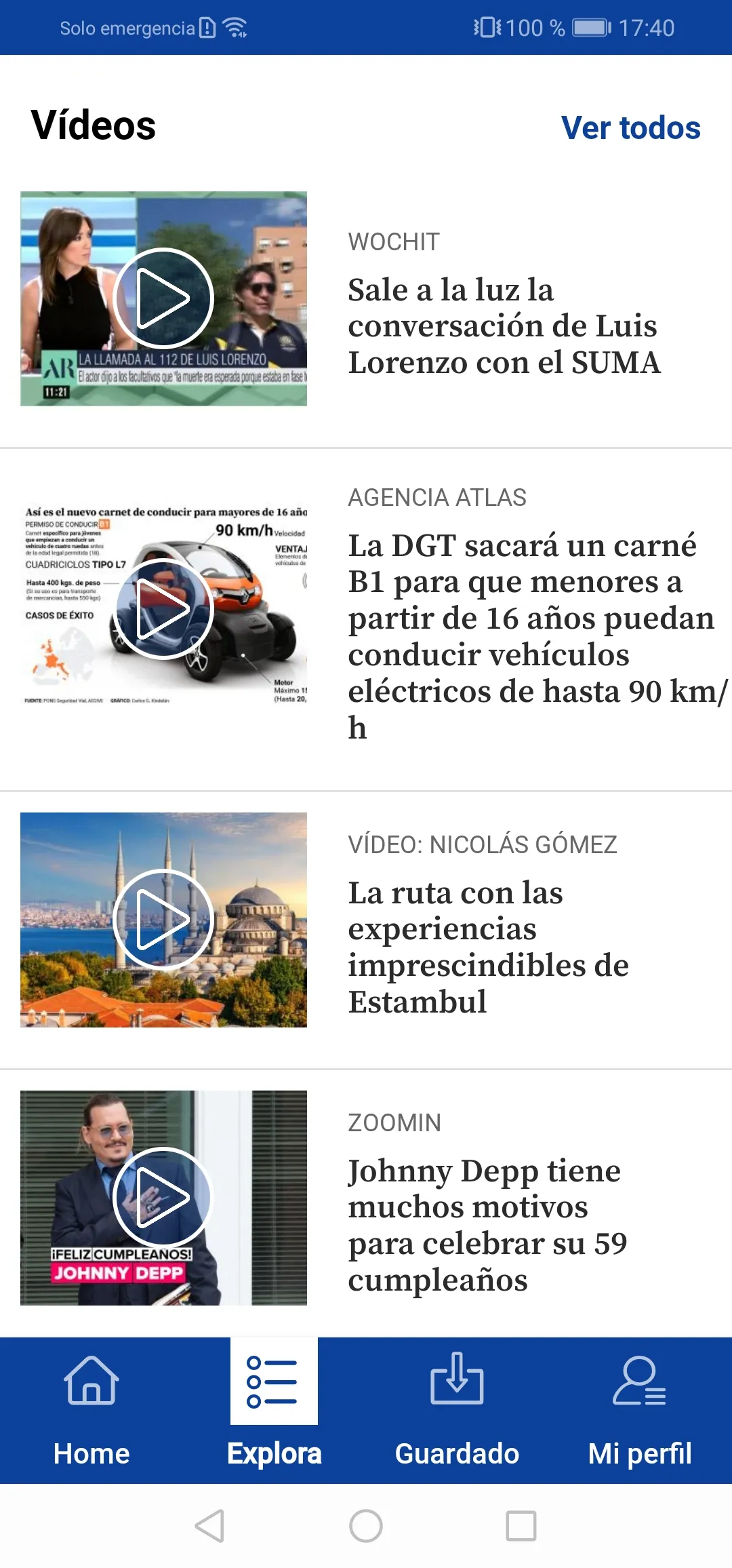 20minutos Noticias | Indus Appstore | Screenshot