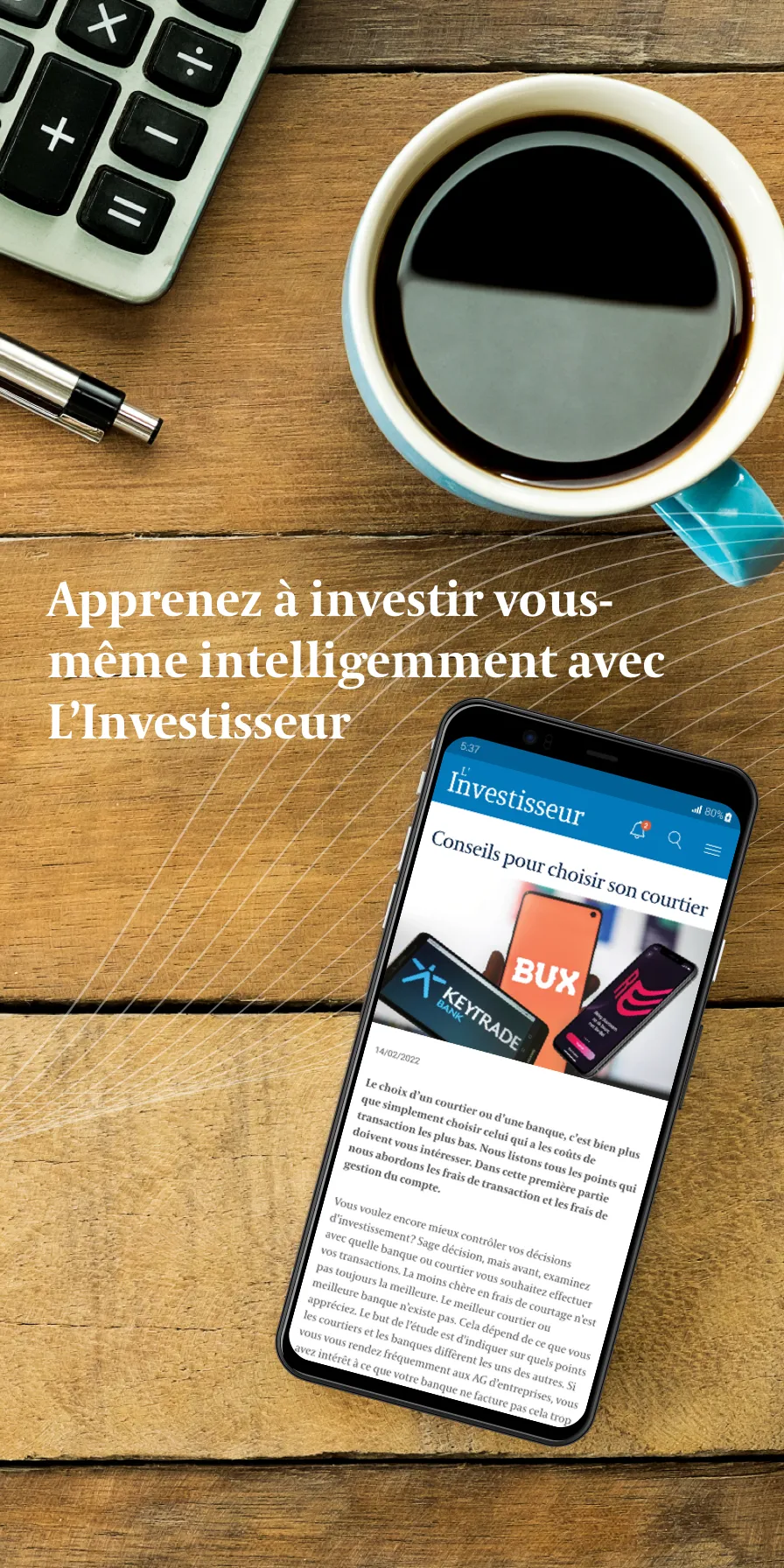 L’Investisseur | Indus Appstore | Screenshot