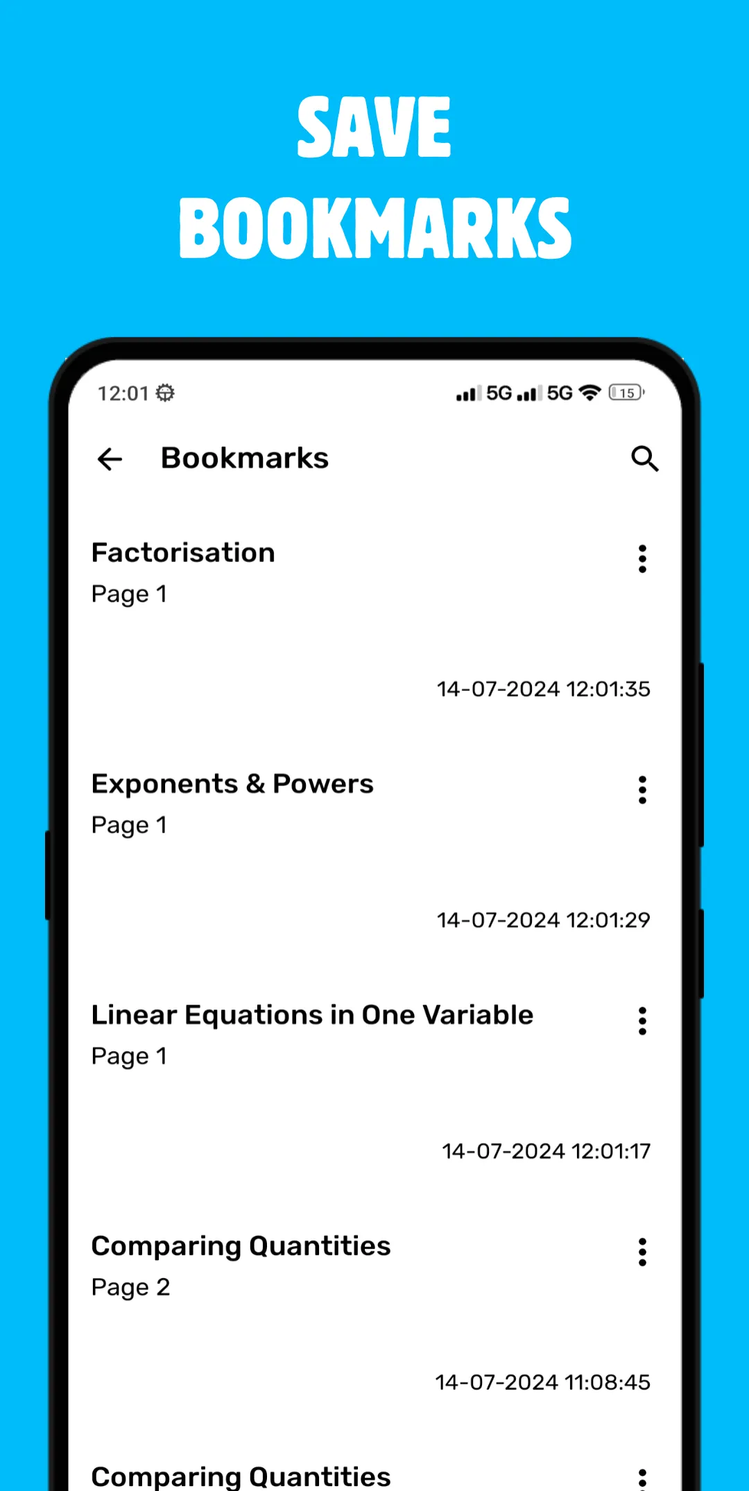 Class 8 Maths Solution Offline | Indus Appstore | Screenshot