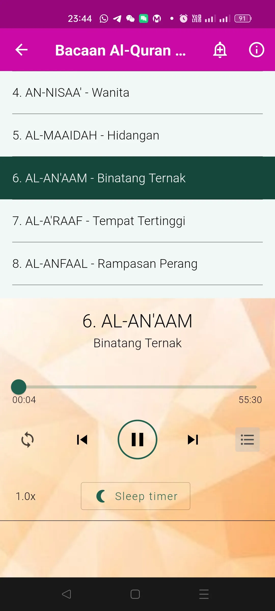 Bacaan AL-QURAN (Full 30 JUZ) | Indus Appstore | Screenshot