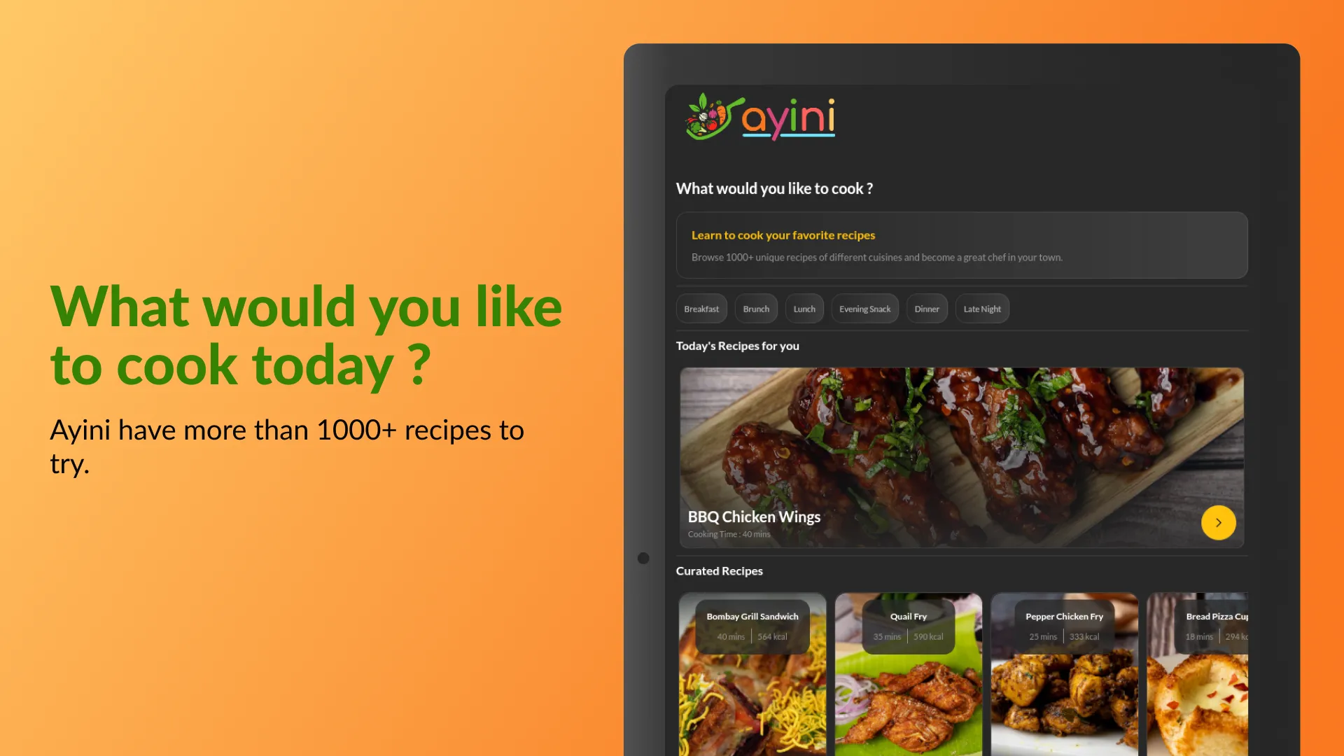 Ayini - Recipe app | Indus Appstore | Screenshot