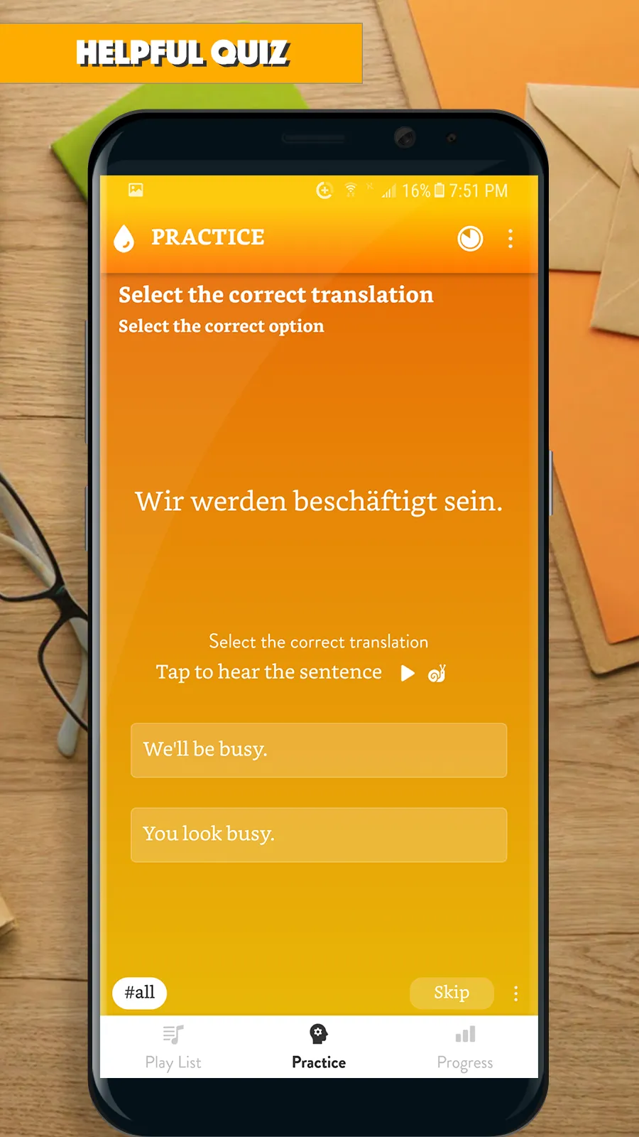 German Sentence Master 3 | Indus Appstore | Screenshot