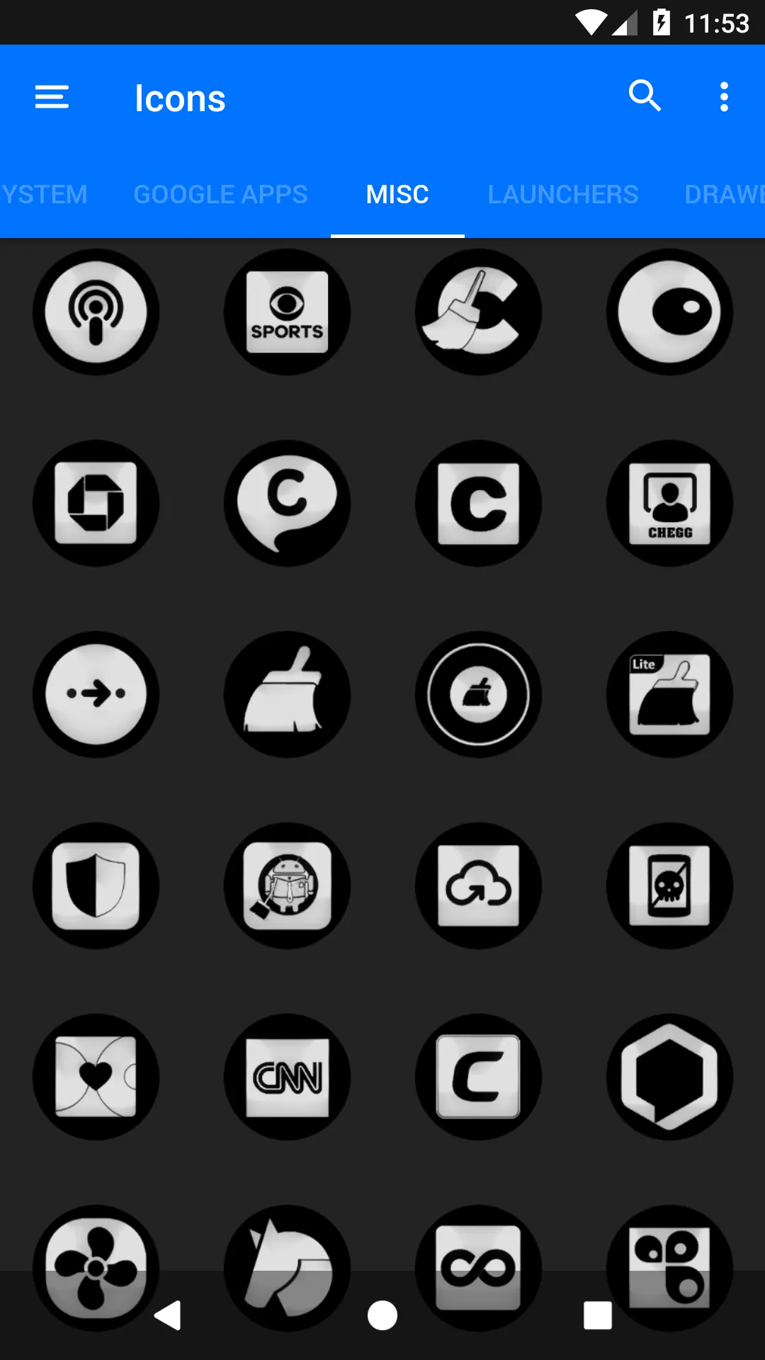 Oreo White Icon Pack | Indus Appstore | Screenshot