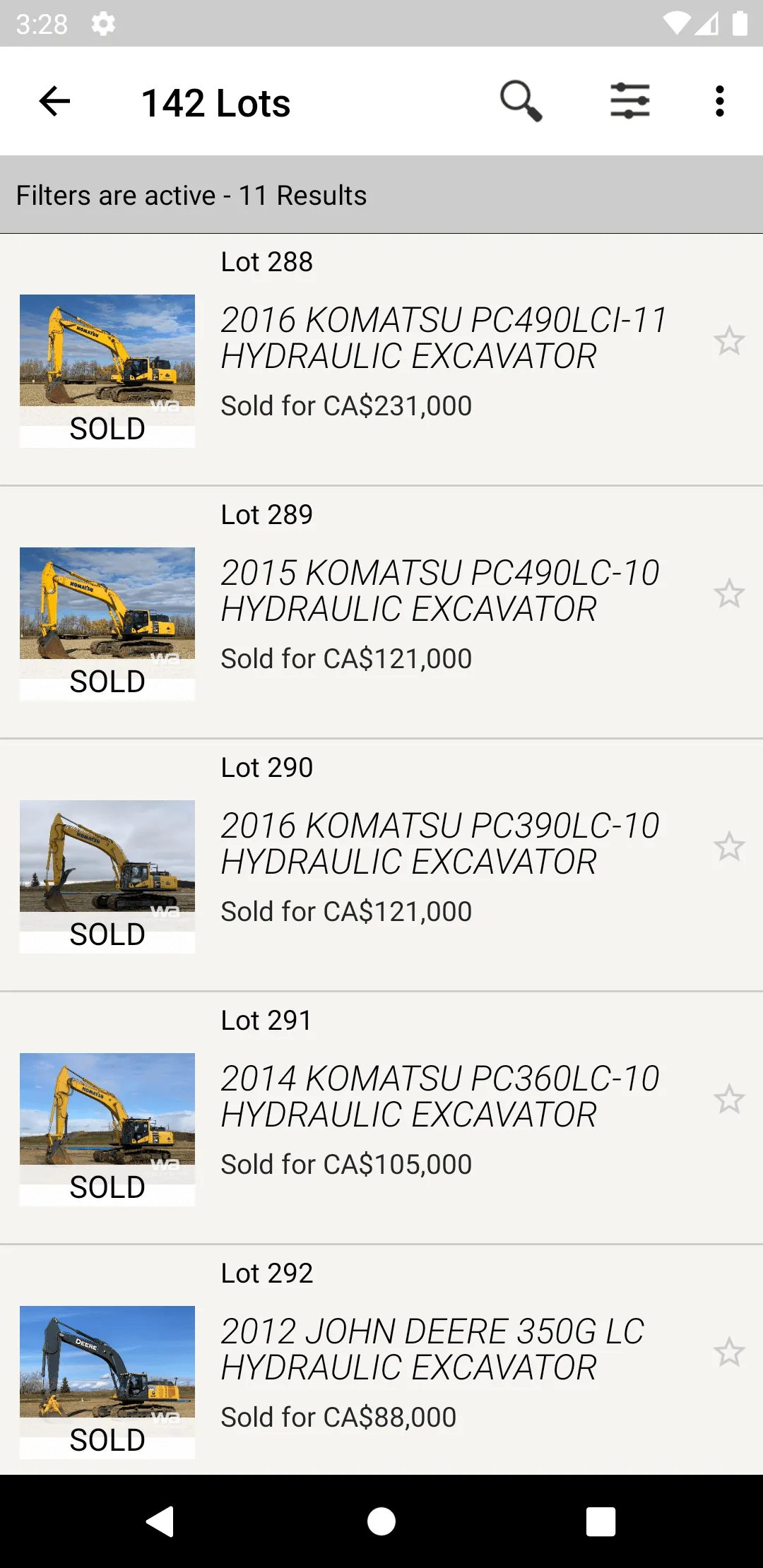 Weaver Auctions | Indus Appstore | Screenshot