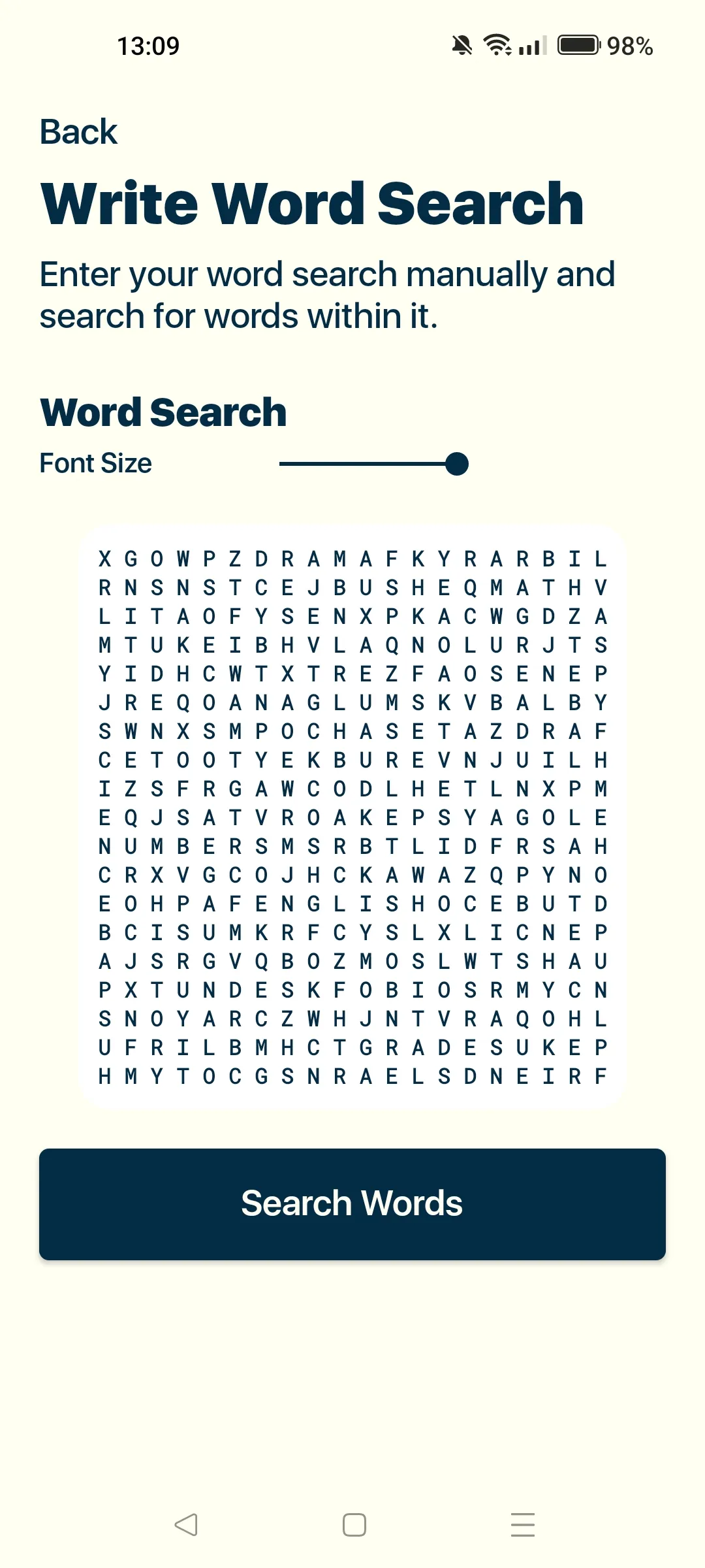 Solve Word Search With Photo | Indus Appstore | Screenshot