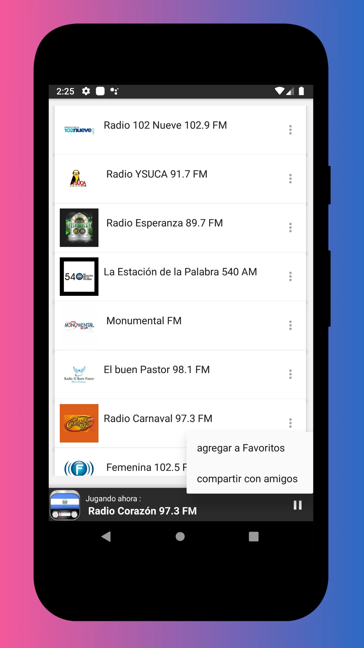 Radio El Salvador - Radio FM | Indus Appstore | Screenshot