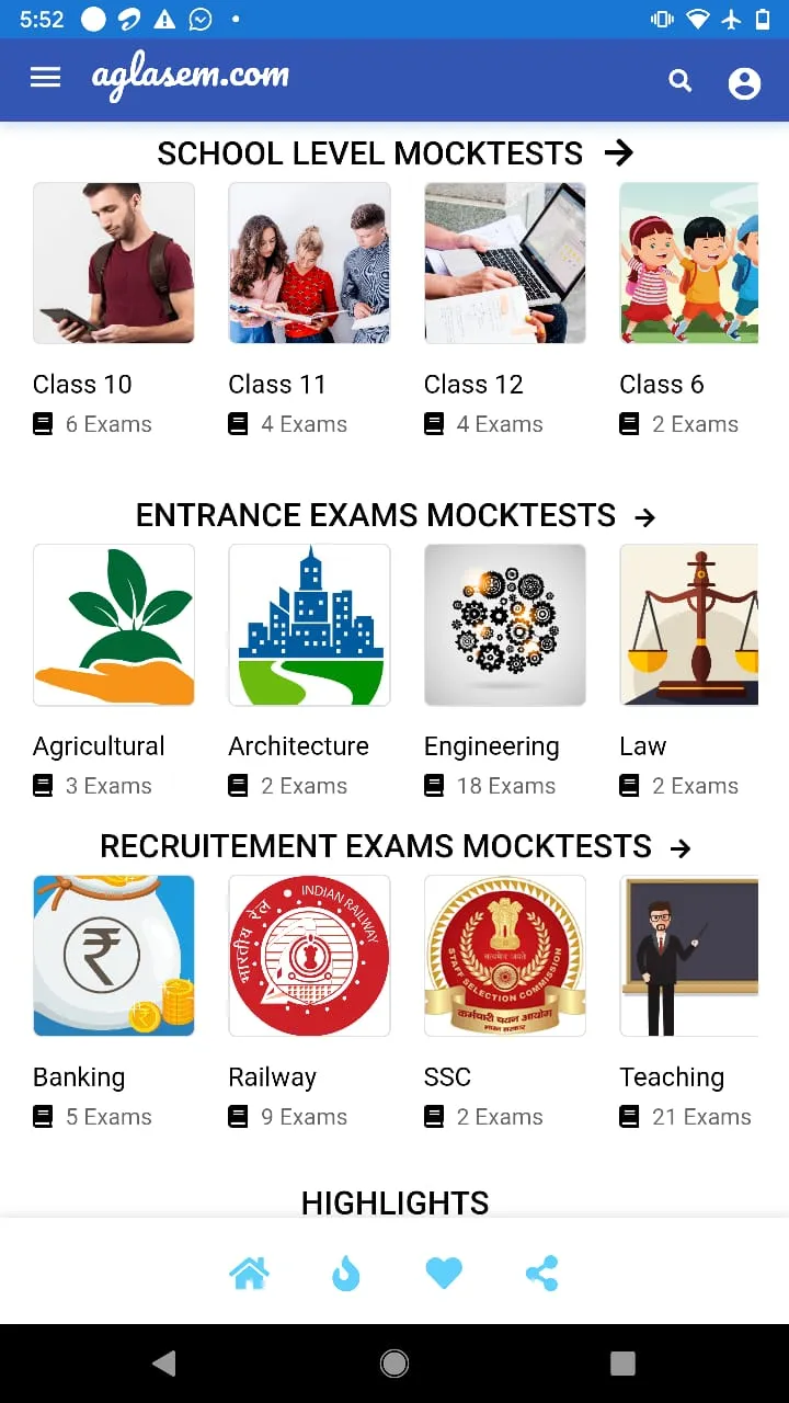 AglaSem Mock Test | Indus Appstore | Screenshot