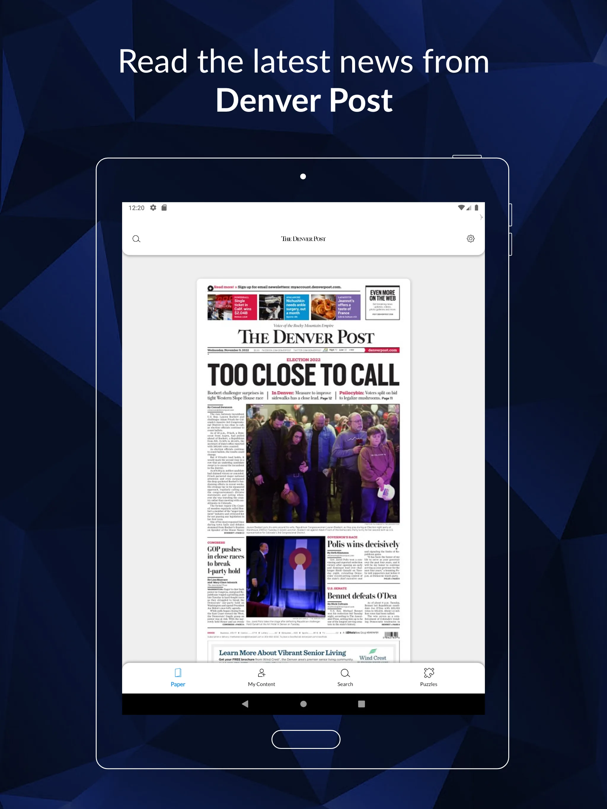 Denver Post Digital e-Edition | Indus Appstore | Screenshot