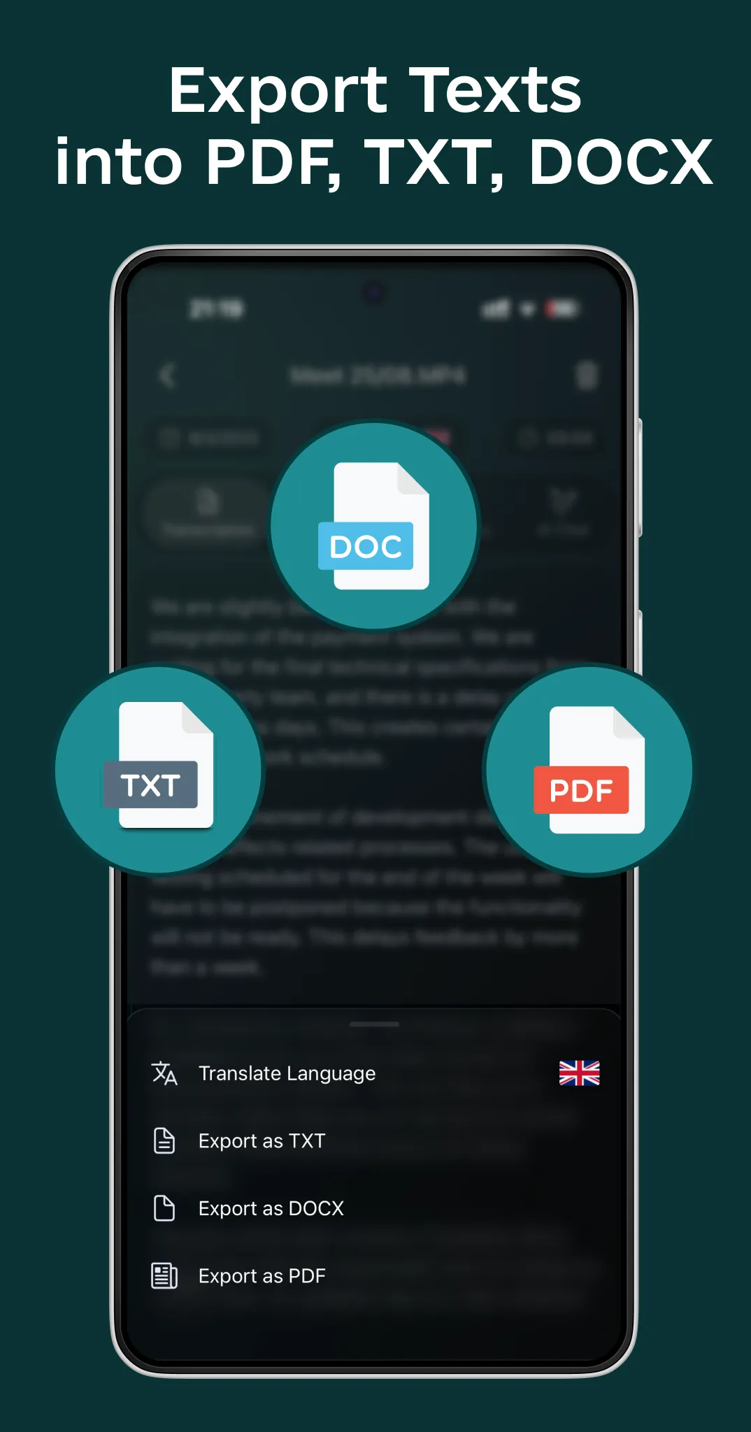 Video and Audio to Text | Indus Appstore | Screenshot