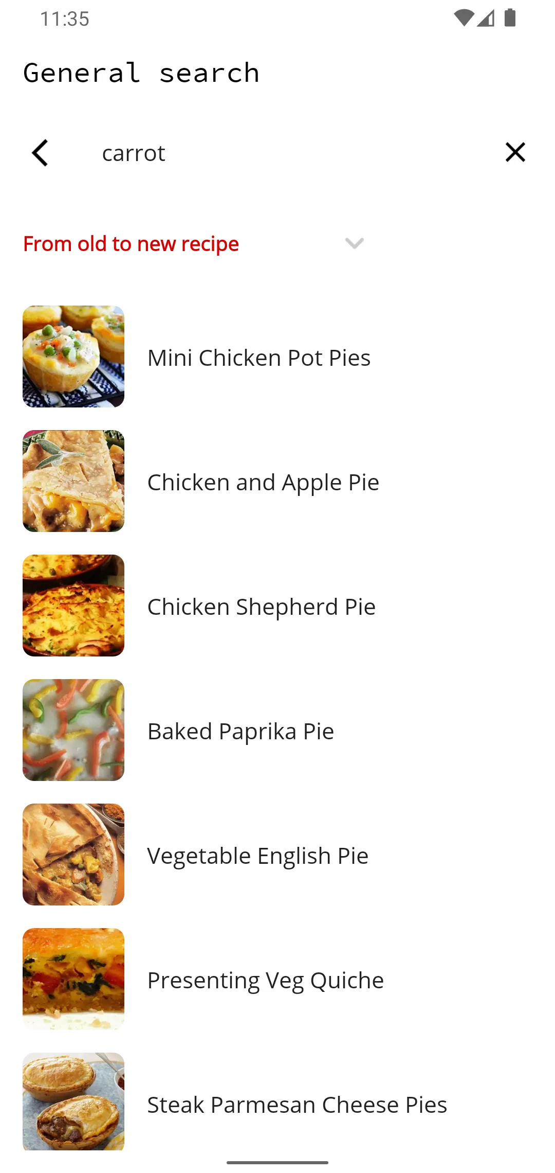 Pie Recipes | Indus Appstore | Screenshot