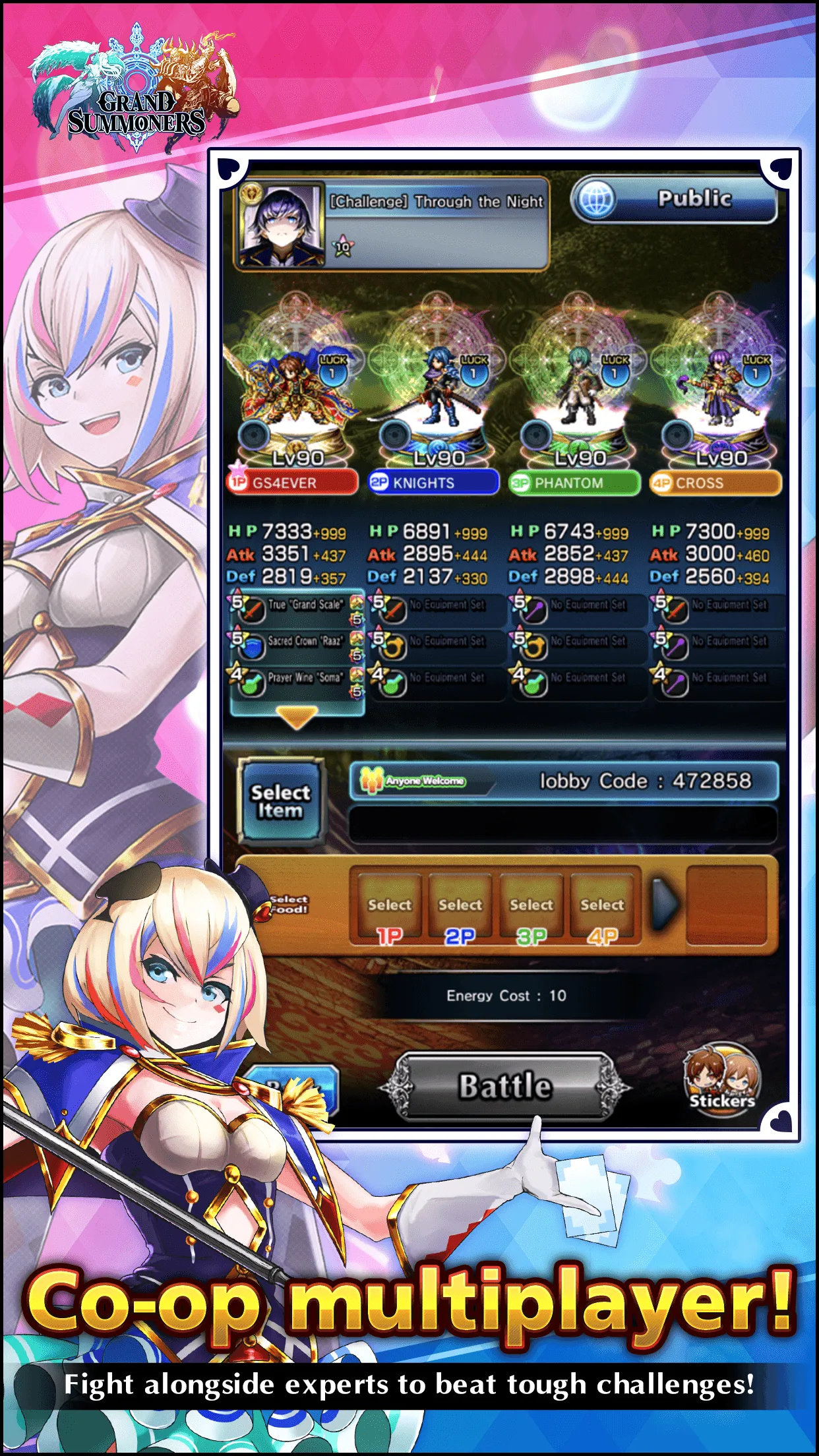 Grand Summoners - Anime RPG | Indus Appstore | Screenshot