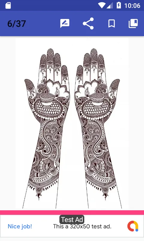 1000+ Mehndi Pattern Deign Col | Indus Appstore | Screenshot