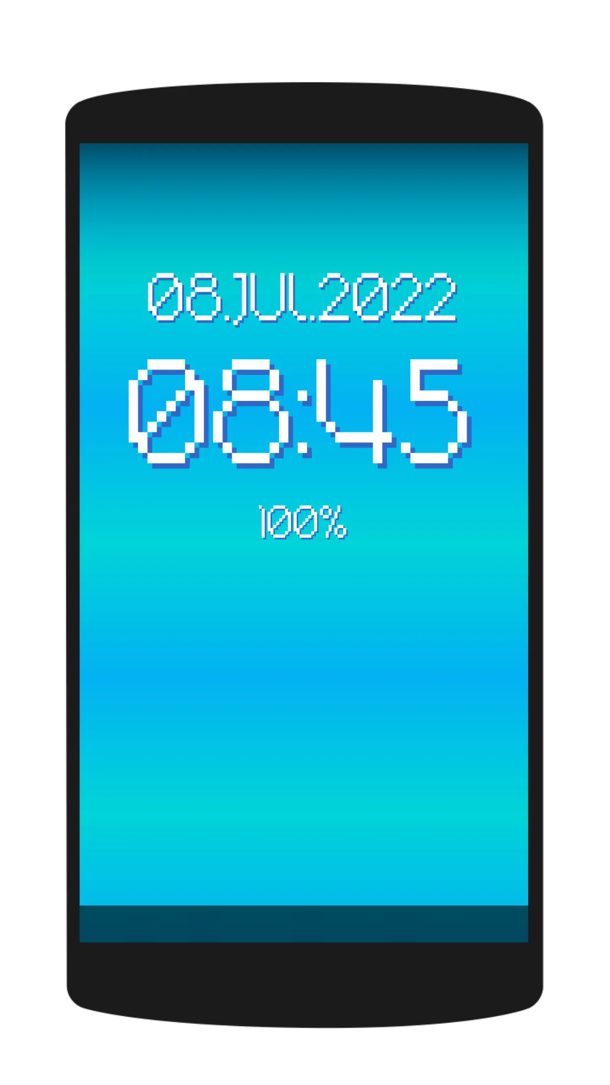 Digital Clock Live Wallpaper | Indus Appstore | Screenshot