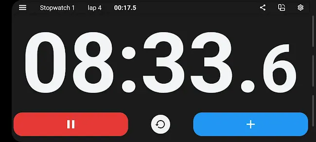 Stopwatch X: Sports Lap Timer | Indus Appstore | Screenshot