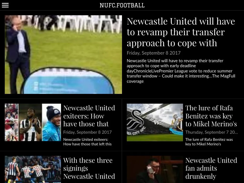 NUFC FANS APP Newcastle United | Indus Appstore | Screenshot