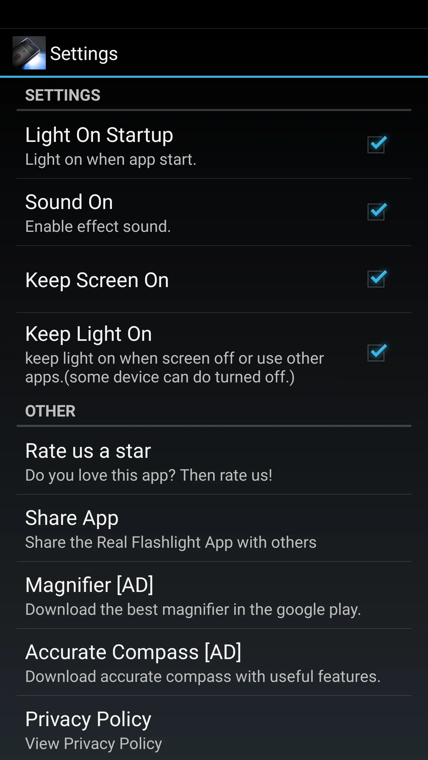 Real Flashlight - Super Bright | Indus Appstore | Screenshot