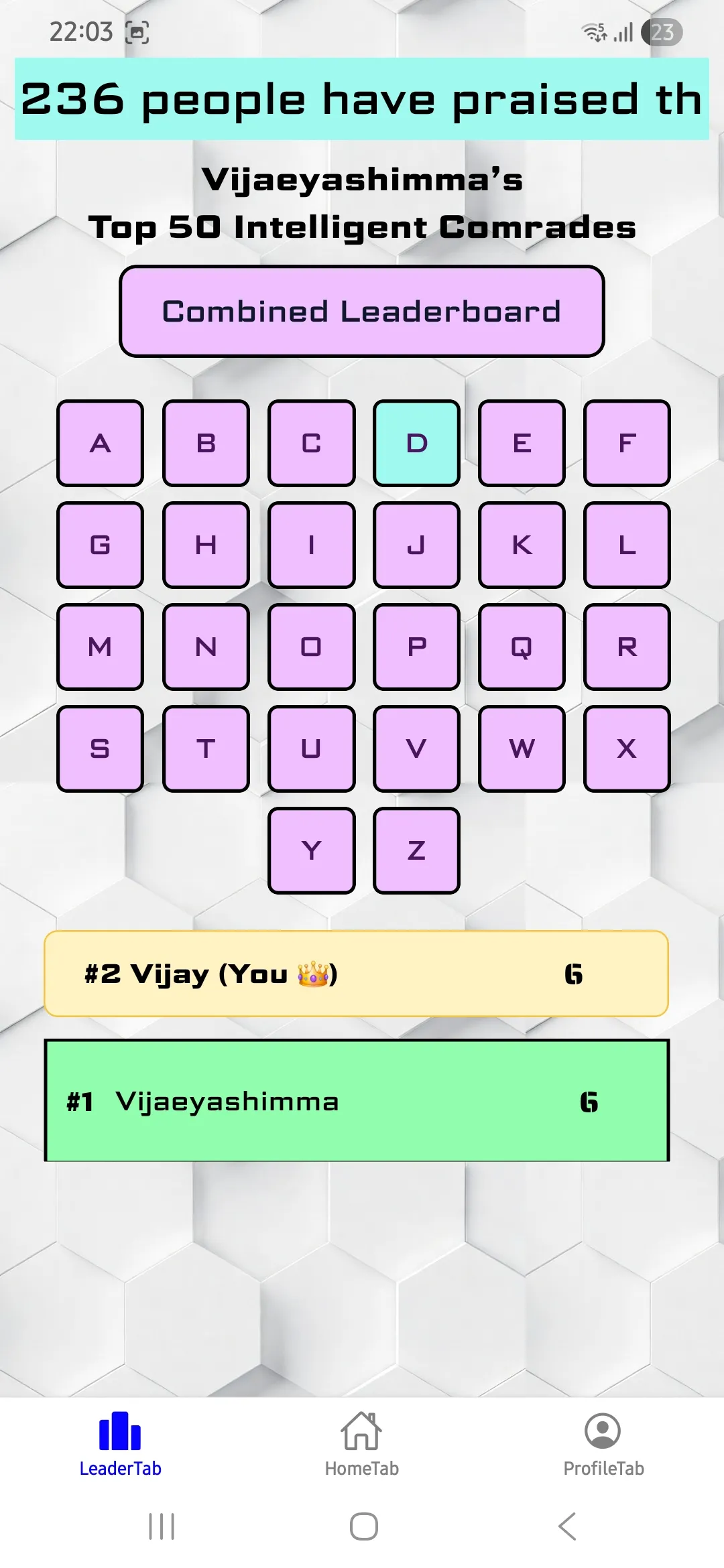 VJ Shimma IQ: Word Game | Indus Appstore | Screenshot