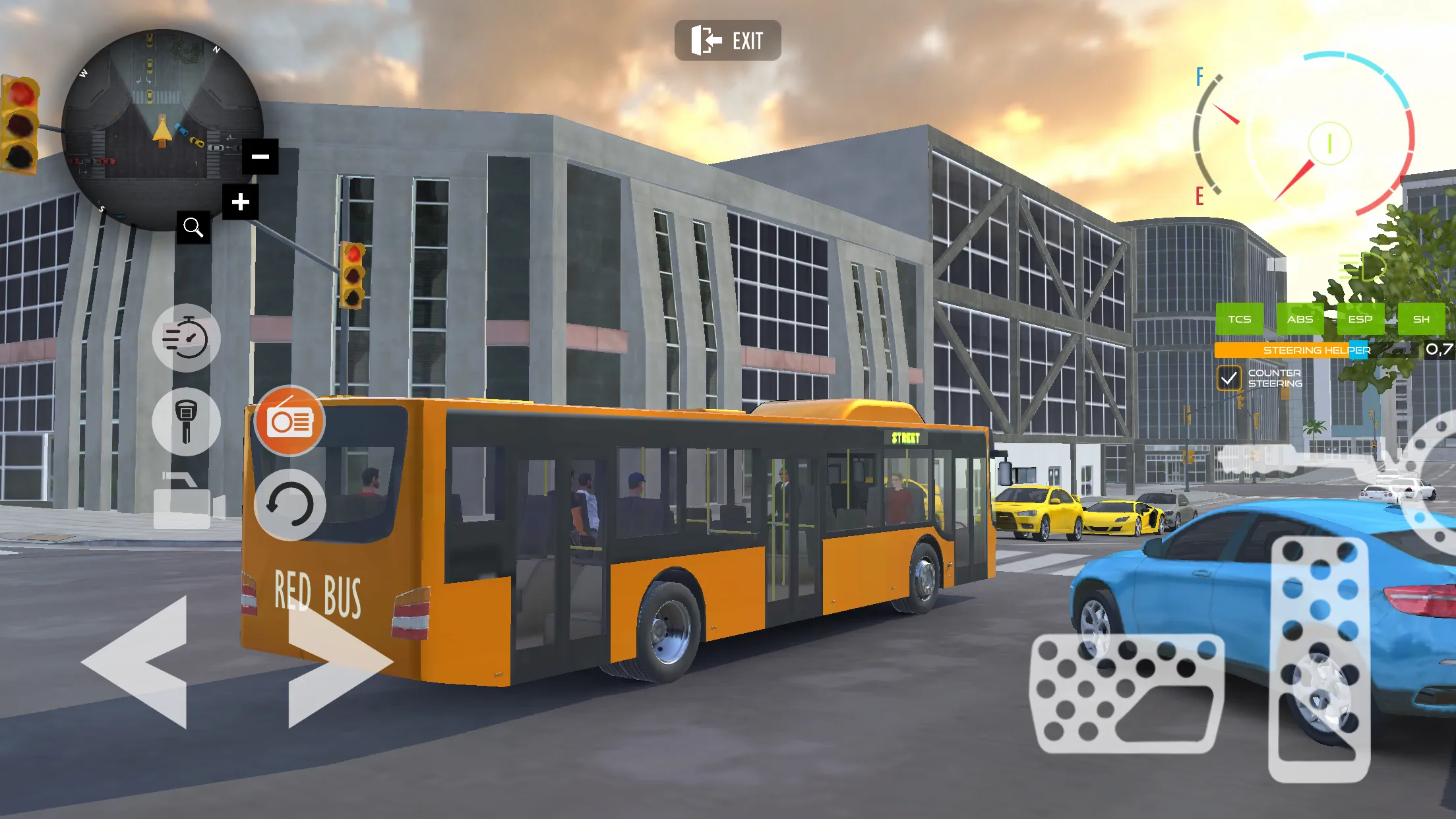 Red Bus Game Driving Simulator | Indus Appstore | Screenshot