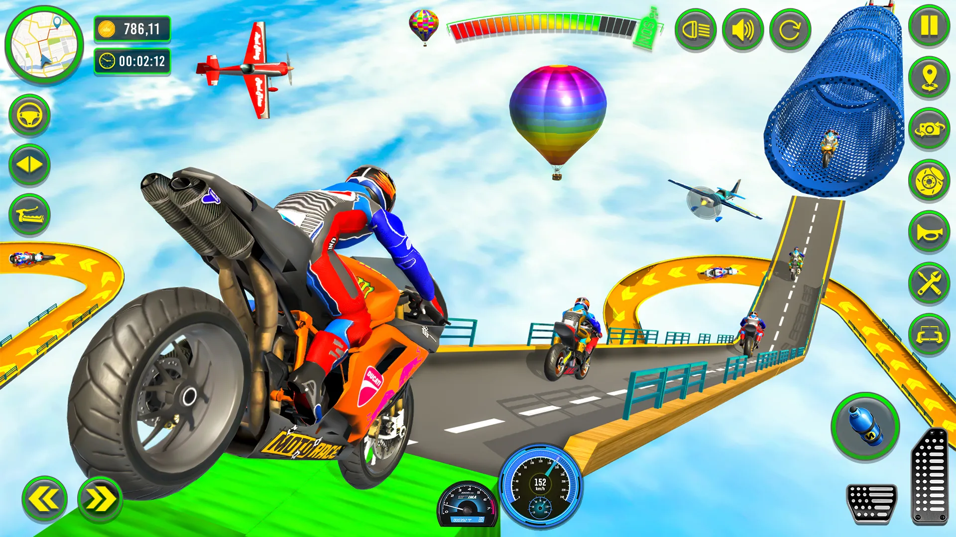 Mega Ramp Stunts Bike Games 3d | Indus Appstore | Screenshot