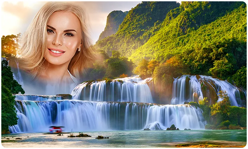 Waterfall Photo Frames | Indus Appstore | Screenshot