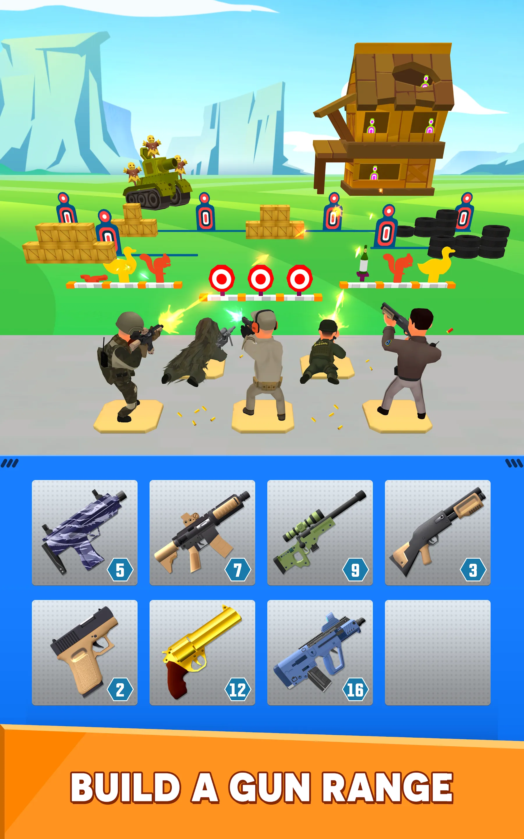 Gun Range: Idle Shooter | Indus Appstore | Screenshot