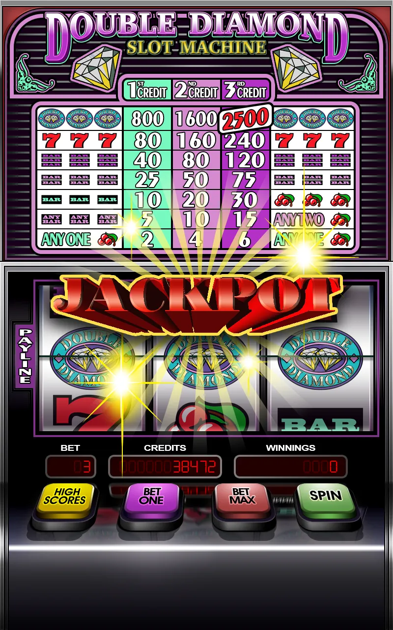 Double Diamond Slot Machine | Indus Appstore | Screenshot