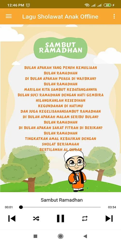 Lagu Sholawat Anak Offline | Indus Appstore | Screenshot