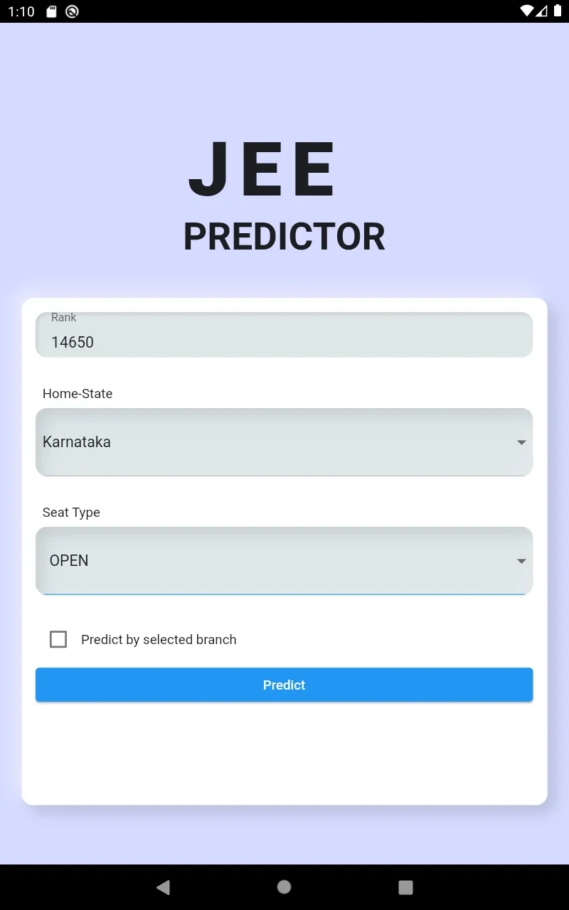 JEE Predictor | JEE Mains | Indus Appstore | Screenshot