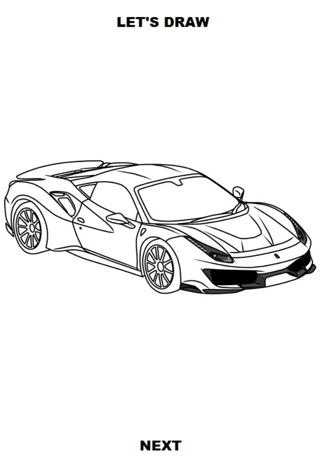 Draw Cars: Super | Indus Appstore | Screenshot