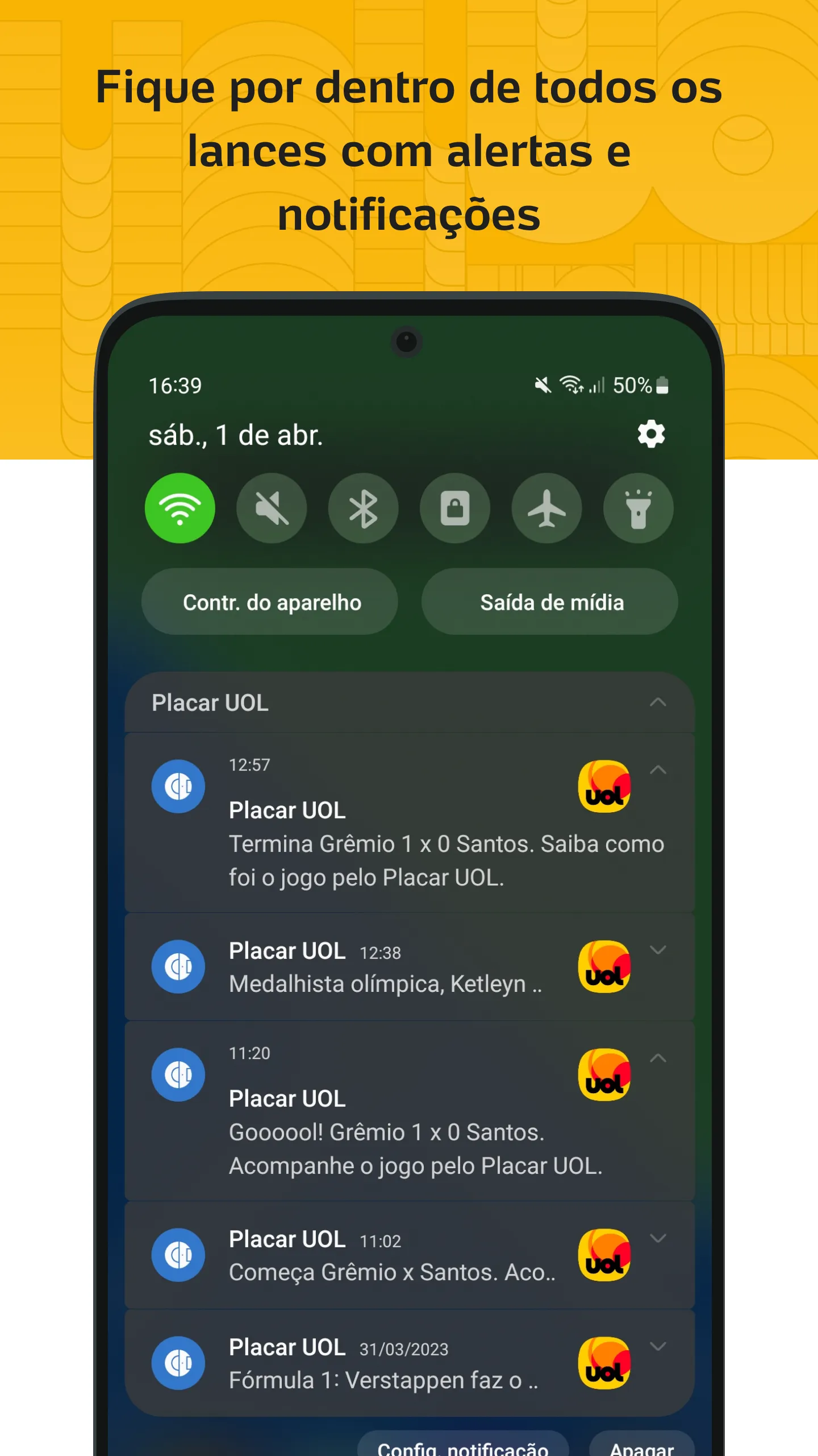 Placar UOL - Futebol | Indus Appstore | Screenshot