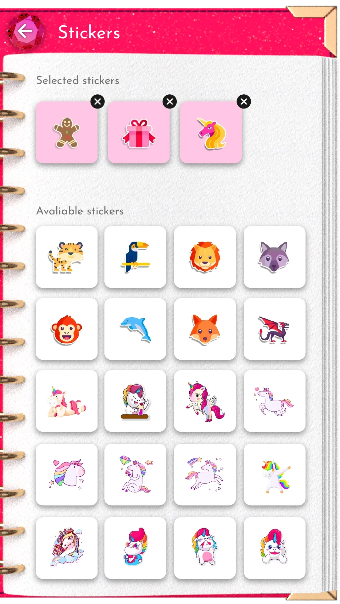 Unicorn Diary (lock - PIN) | Indus Appstore | Screenshot