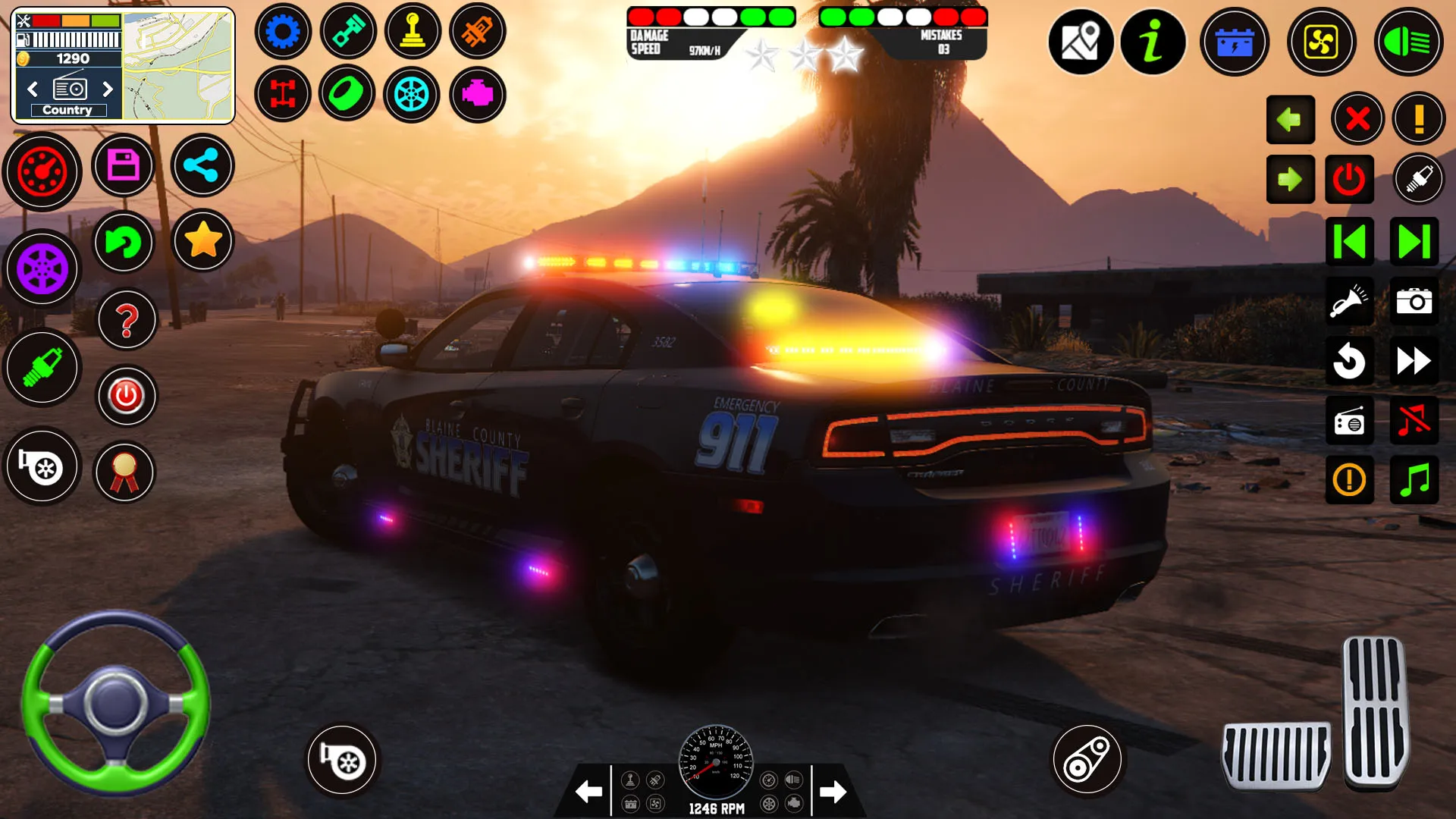 US Police Prado Parking 3D | Indus Appstore | Screenshot